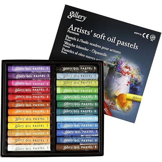 Mungyo Gallery Artists' Soft Oil Pastels24 Colors,Multicolor Amazon