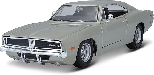 Miniatura 1 de Maisto Vehículo fundido a presión Dodge Charger R/T de 1969 a escala 1:25 (los colores pueden variar)