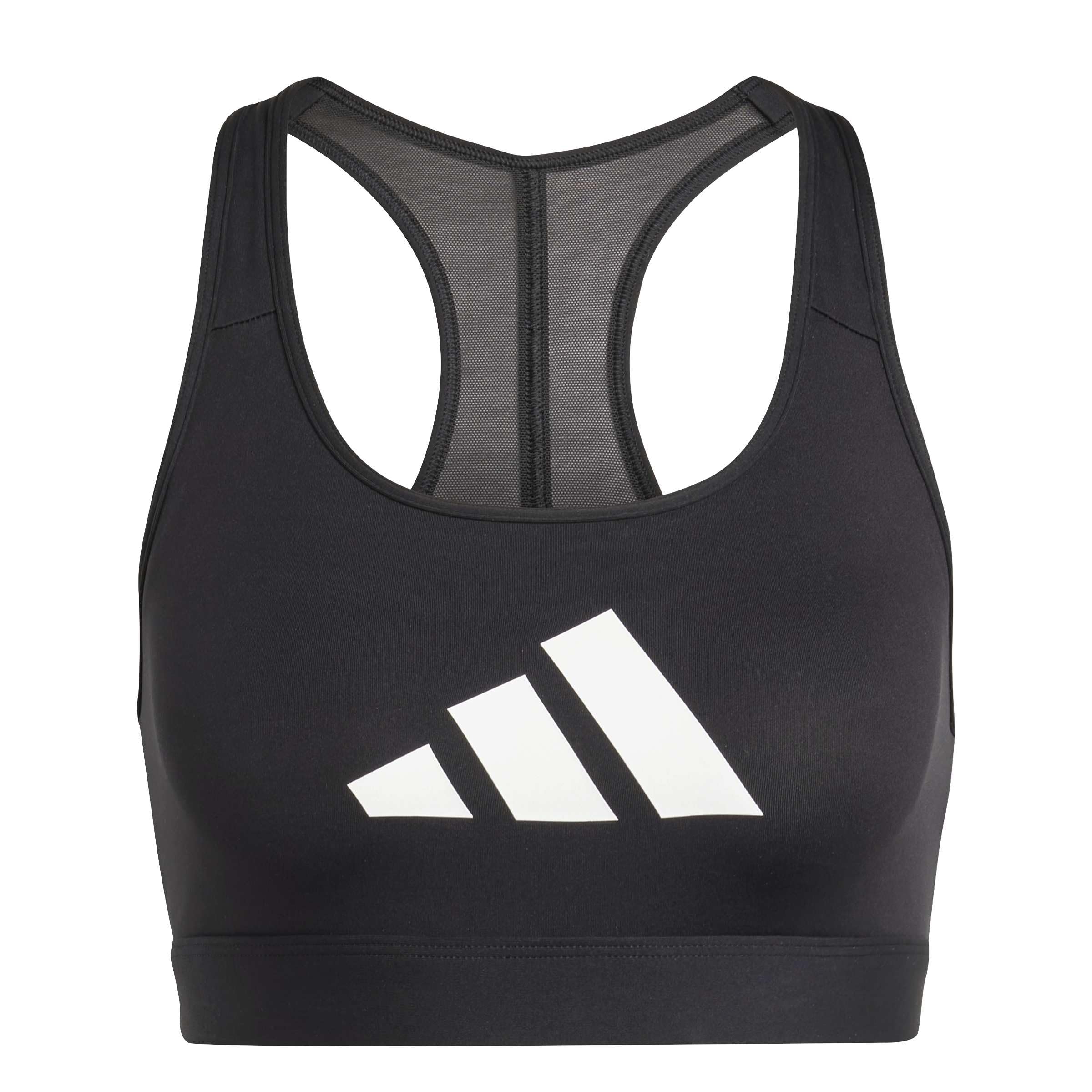adidas Women's Powerreact Graphic Bra, Black, XS