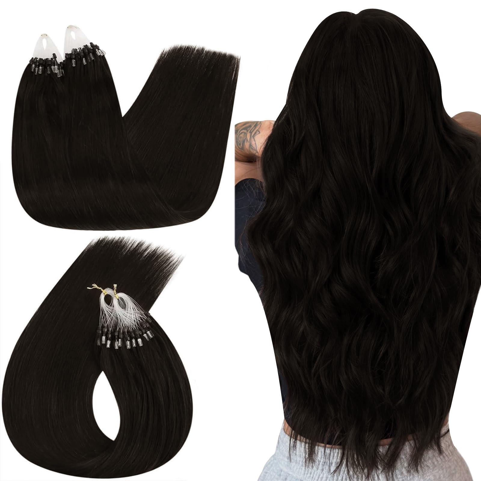 Ugeat Bondings Extensions Echthaar Remy Extensions Echthaar Bondings Haarverlängerungen Pre Bonded Hair