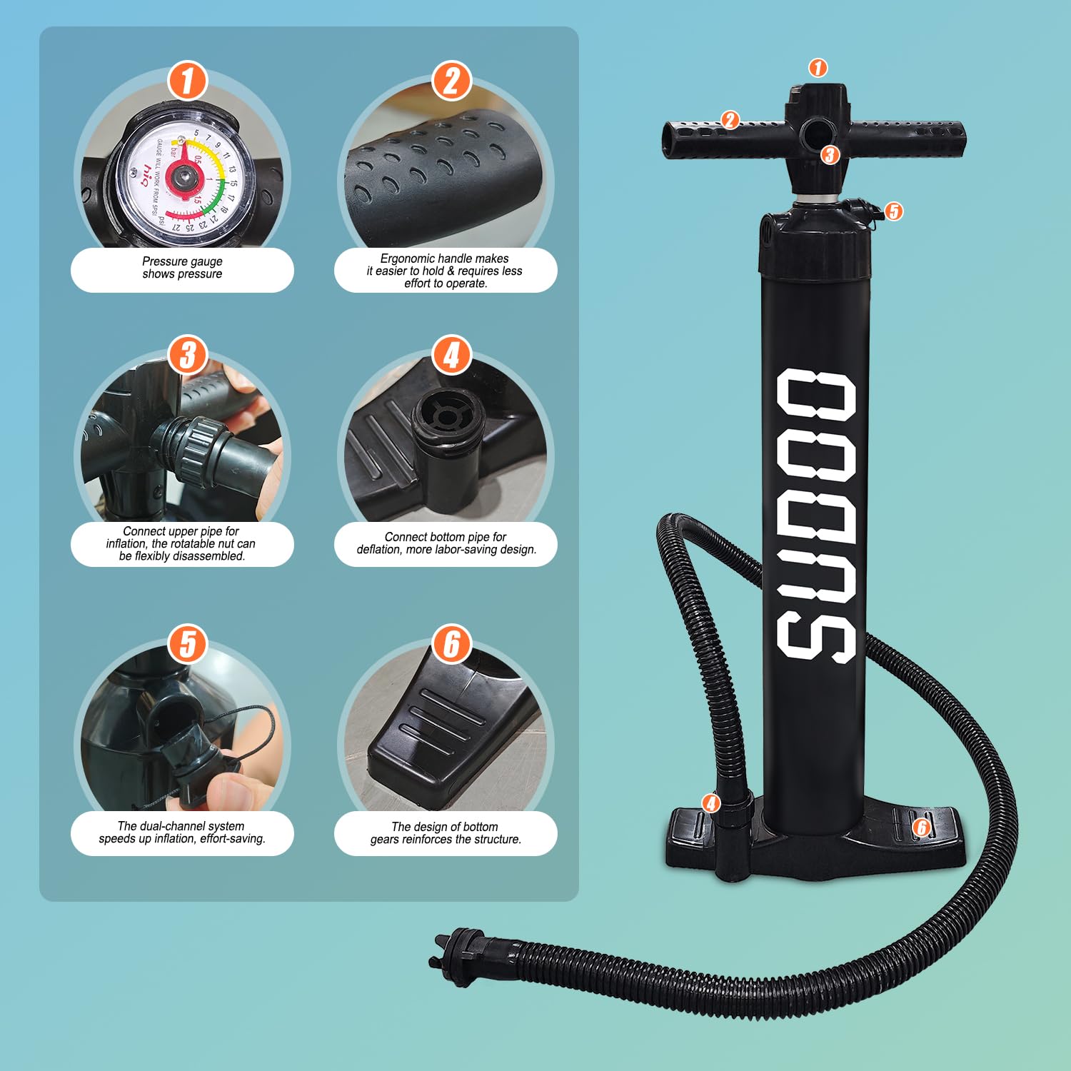 Amazon | SUDOO SUP スタンドアップパドルボード 10フィート 空気注入 