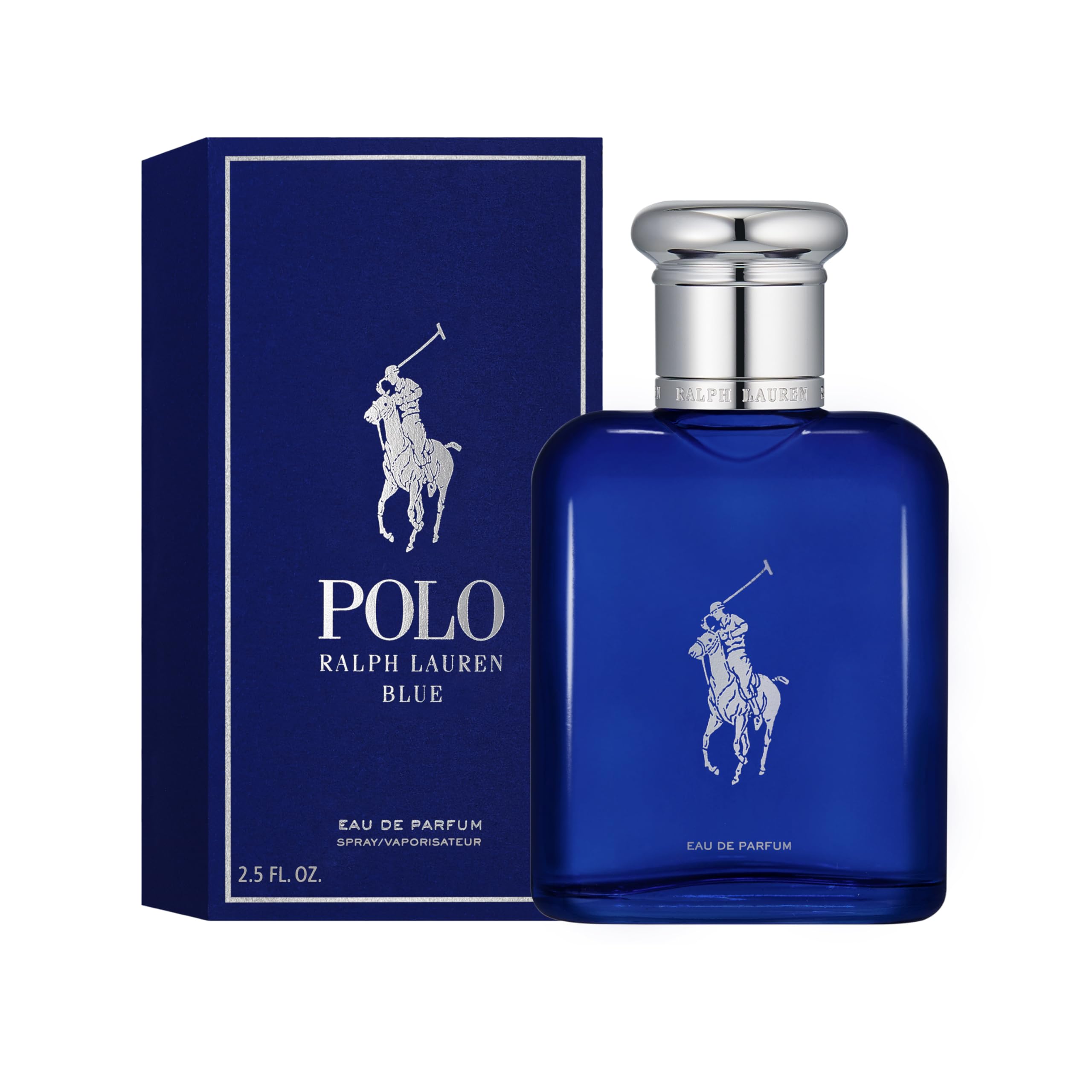 Ralph Lauren Polo Blue Eau de Parfum für Herren, maskuliner, aquatischer Duft mit Bergamotte, Kardamom & Vetiver