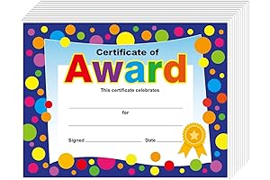 Bundle of Printable Certificates for School, Teachers, and Students