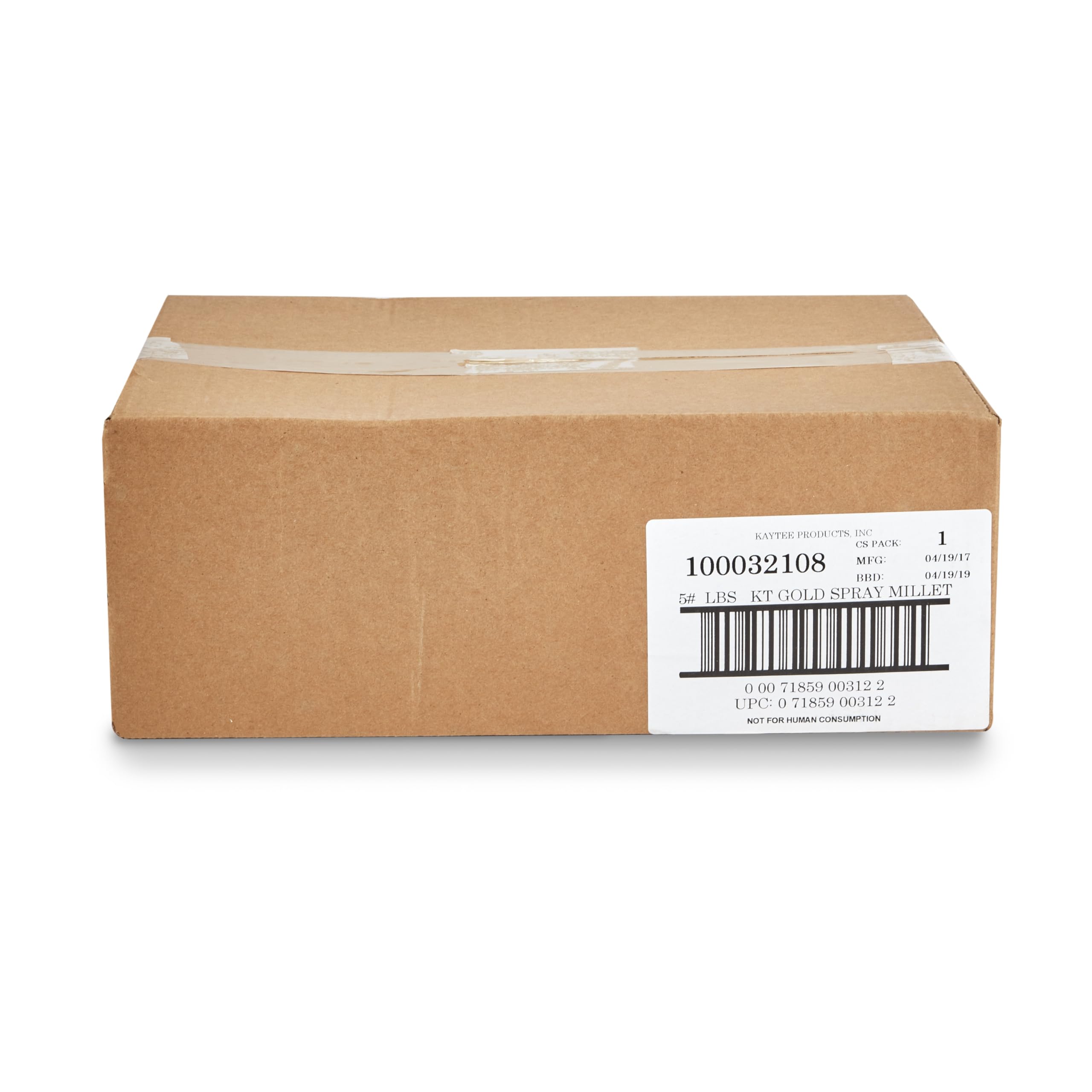 Kaytee Spray Millet Treat for Pet Birds, 5 Pound