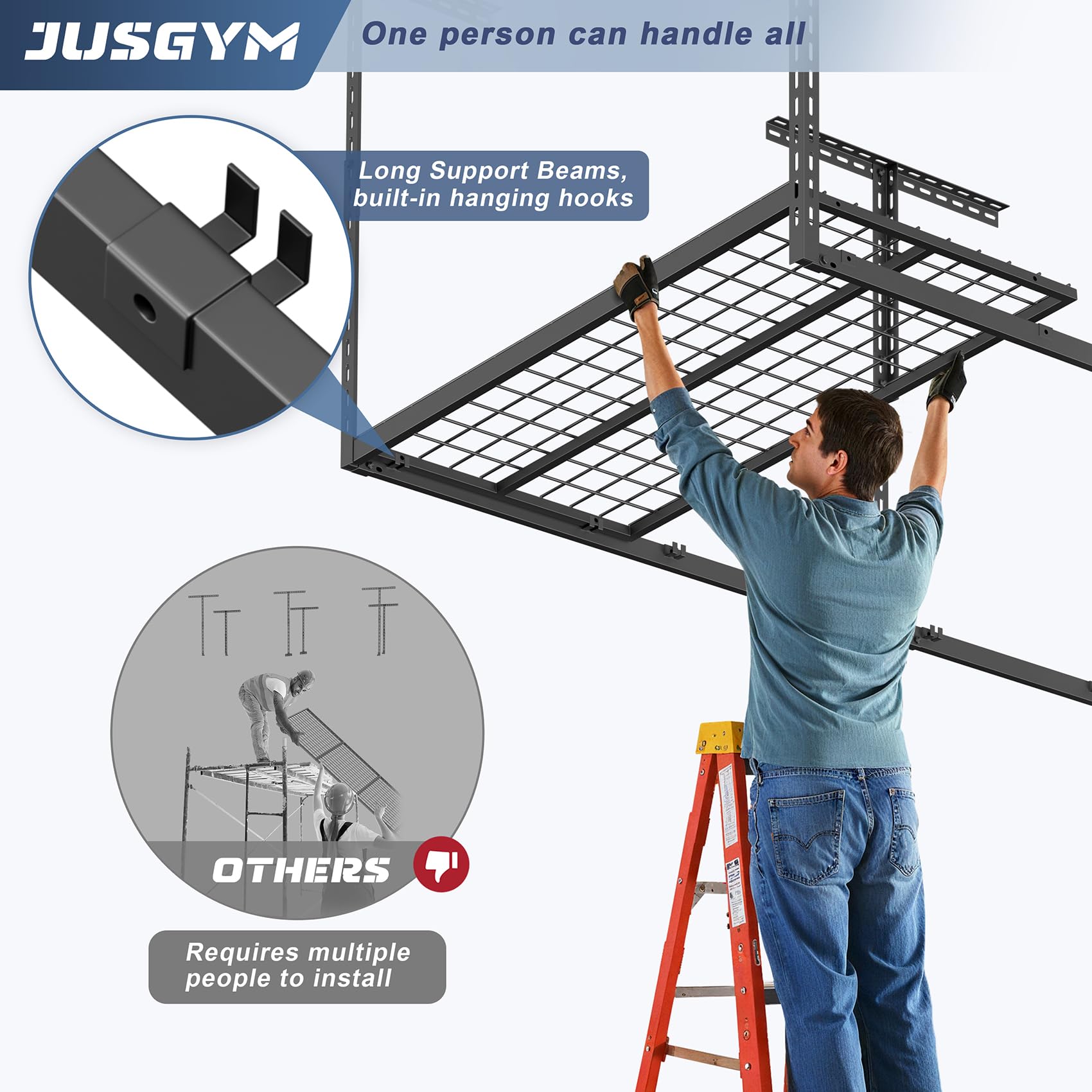 Best Overhead Garage Storage Rack: 5 Picks for 2026 3 Product photo