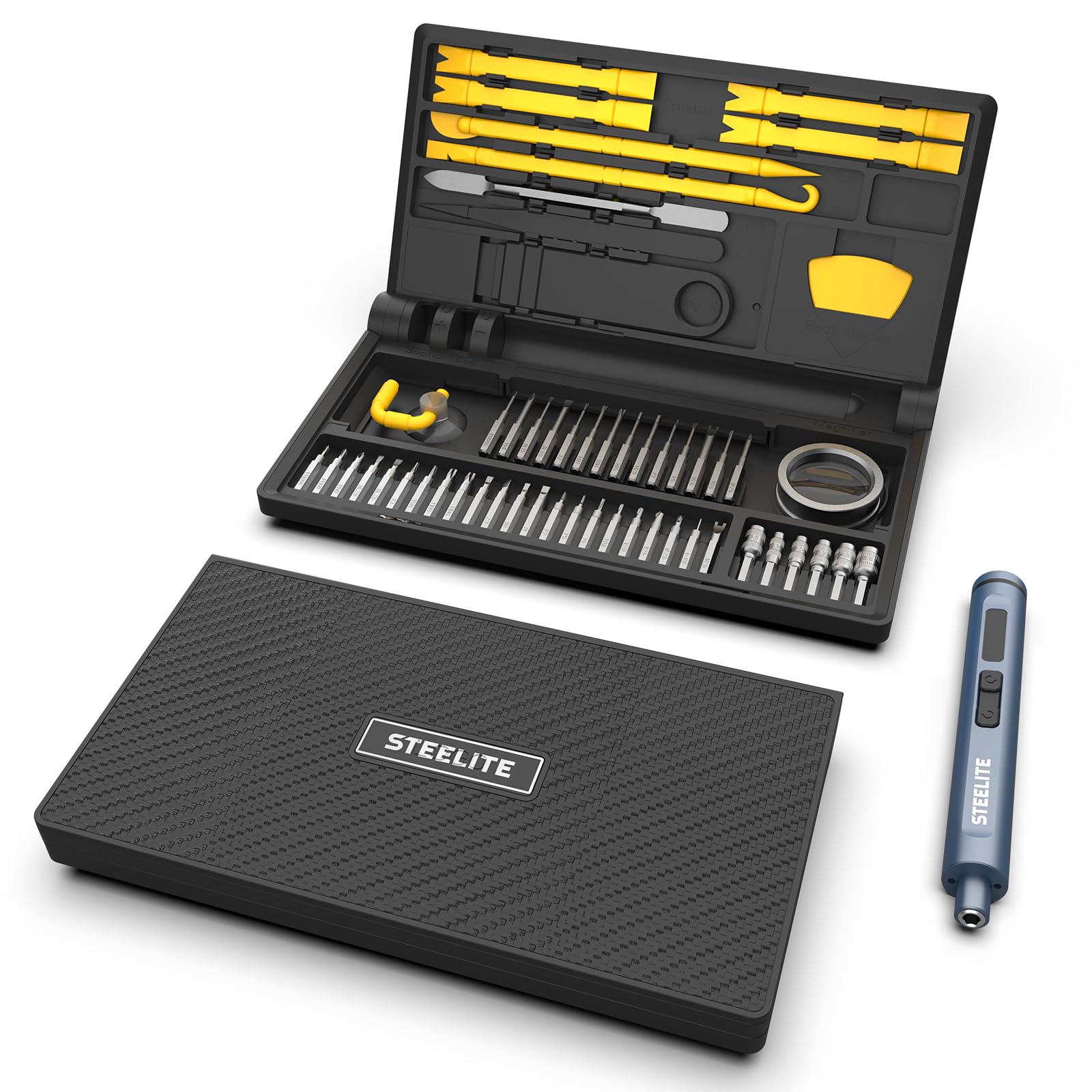 STEELITE Electric Screwdriver Kit Precision Screwdriver Set 42 Magnetic Bits 0 2 N m Mini Repair Tool for