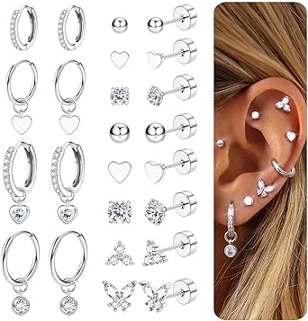 Suchergebnis Auf Für: Cassieca 21pcs Piercing Ohr