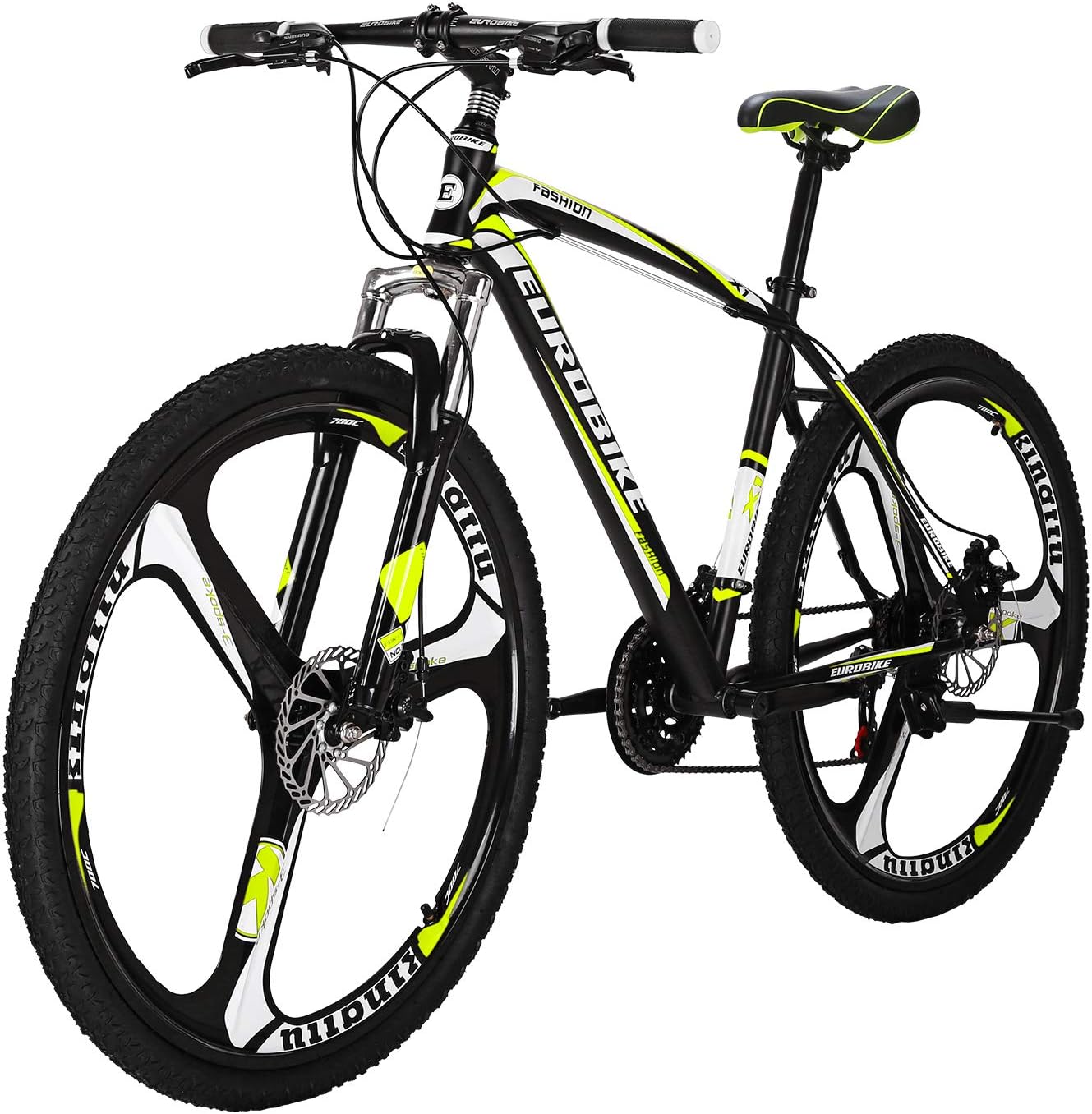 Eurobike Mountain bike, 27.5 mens mountain bike，Daul Disc Brakes 21