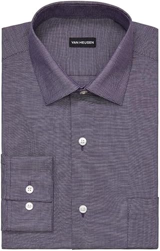 Miniatura 3 de Van Heusen Camisa de vestir para hombre Slim Fit Stain Shield Stretch