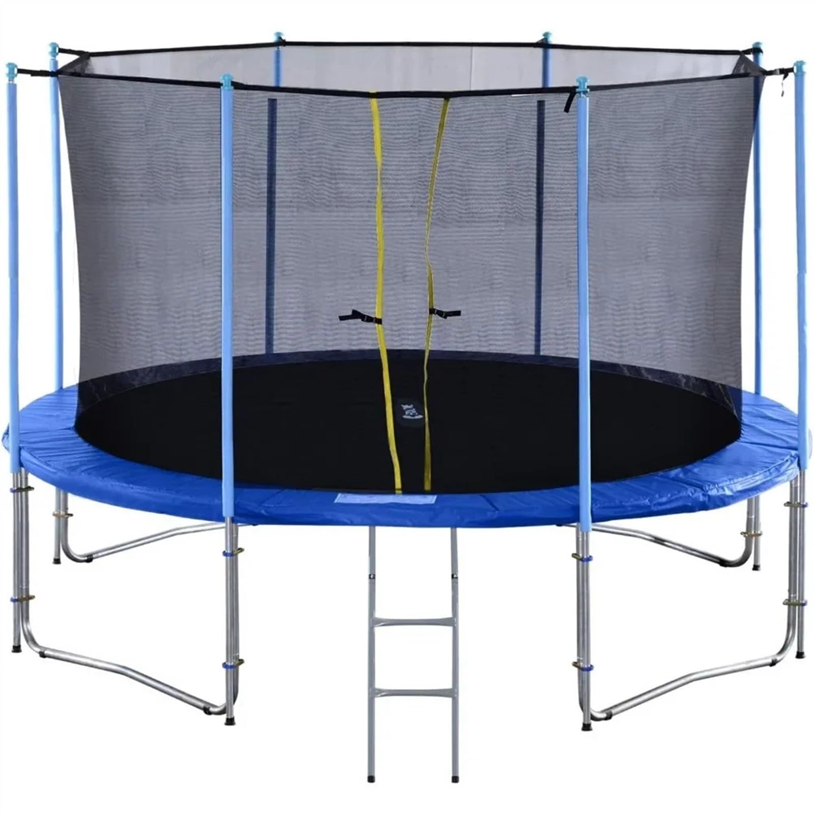 Akcesoria do trampoliny Okrągła trampolina o średnicy 15 stóp z siatką zabezpieczającą do dużej trampoliny na podwórku, siłownia, elastyczne łóżko ogrodowe Trampolina