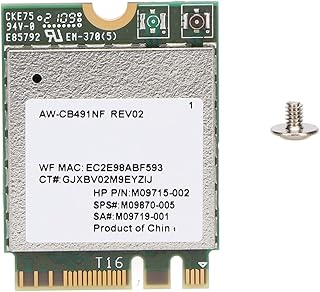 Placa de Rede M.2, Bluetooth 4.2 Placa WiFi Placa de Circuito Impresso de Alta Velocidade Placa de Rede Plug and Play Compatível Com a Maioria Dos Computadores