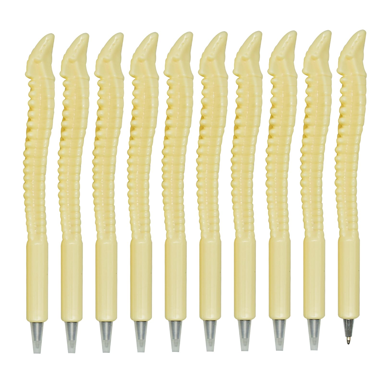 10PCS Novelty Bone Pens Spine Shape Ballpoint Pen Black Ink Pens for Doctor Nurses Present Party Favor Halloween