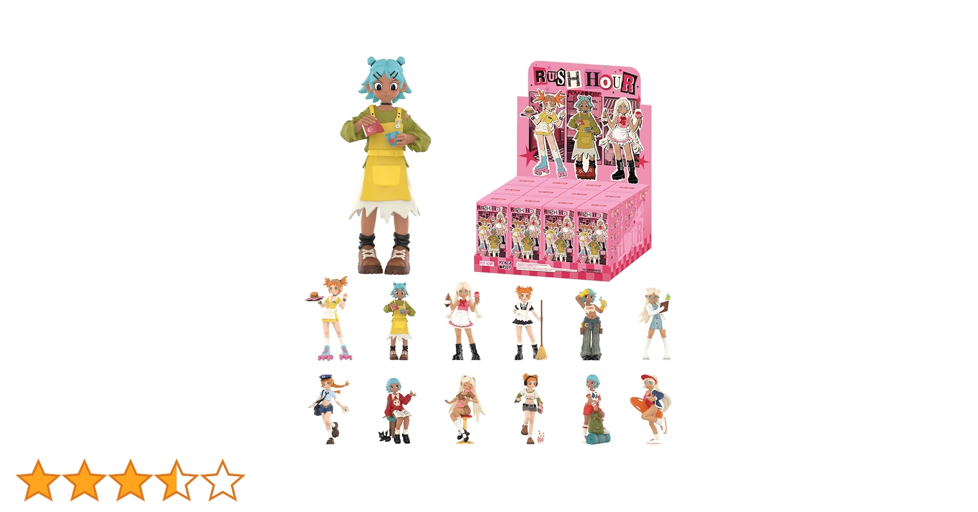 Amazon.co.jp: POP MART Peach Riot Rush Hour シリーズ