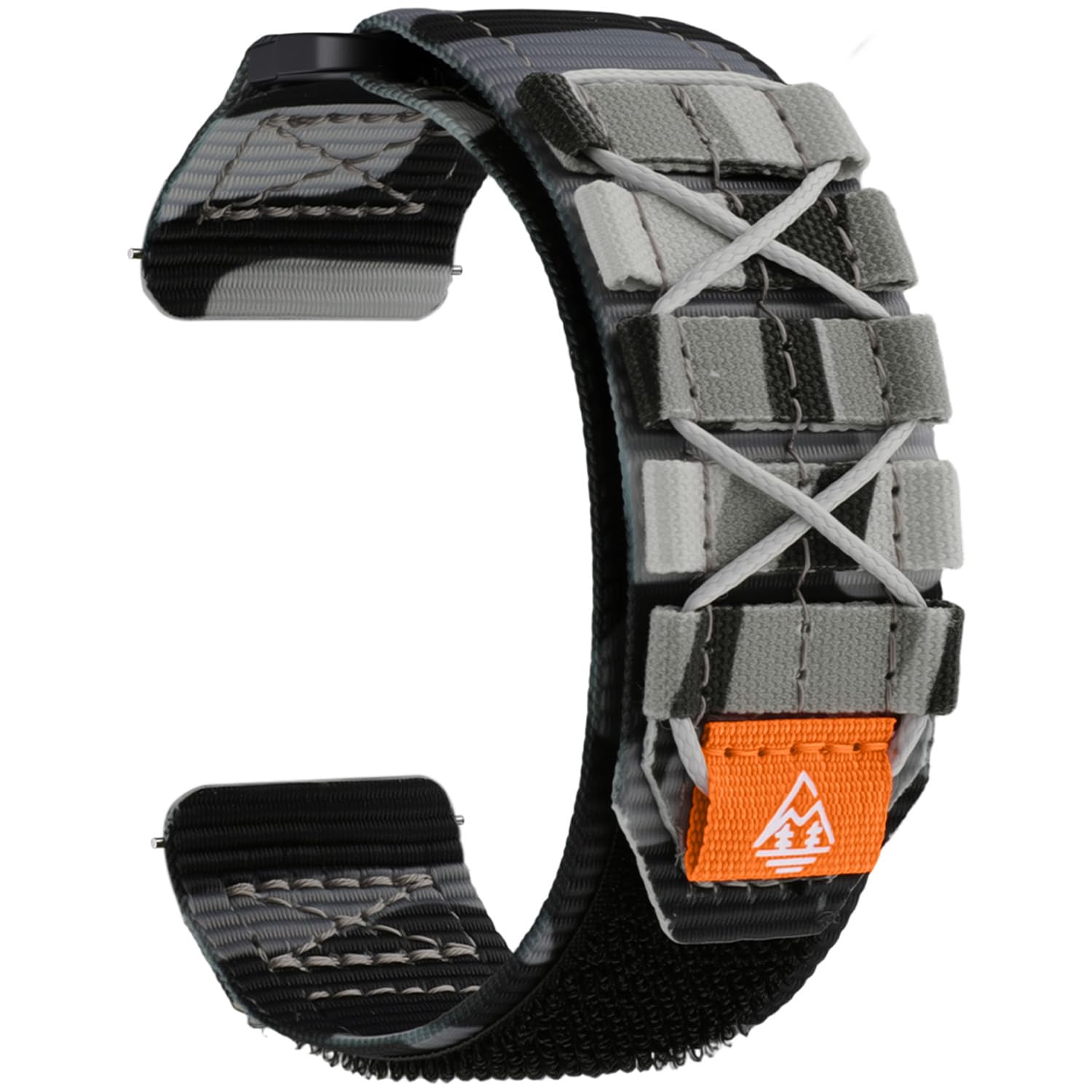 Bandletic 20 mm 22 mm Quick Release Armband Kompatibel mit Garmin Venu/Vivoactive/Forerunner/Galaxy Watch 7/6/5/4/3, Weich robust Nylon Sport Armbänder für Amazfit Balance/Fossil Women Men