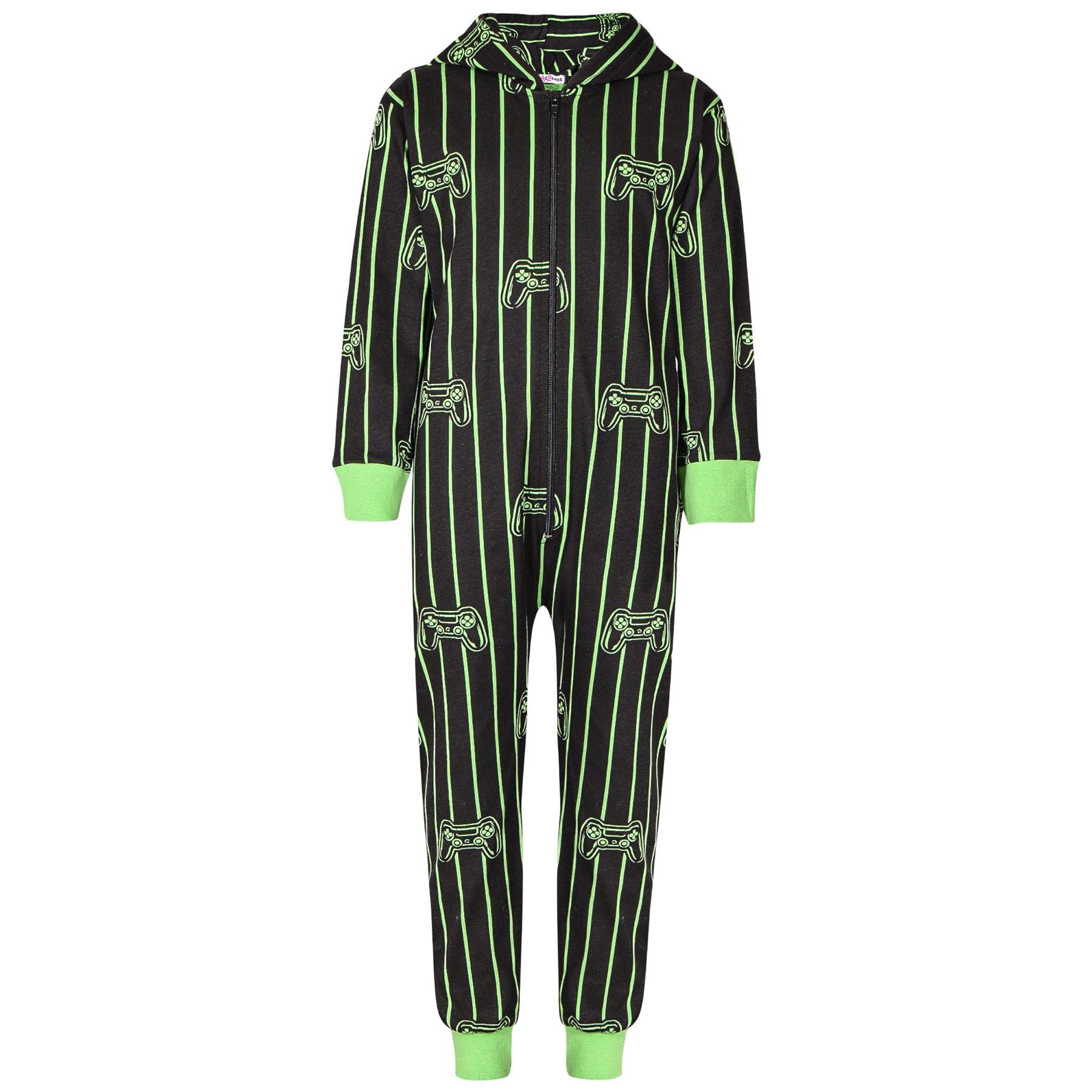 A2z 4 Kids Girls Lime Boys A2z Onesie One Piece Pyjamas Sleepsuit - Cotton Onesie 169 ._13