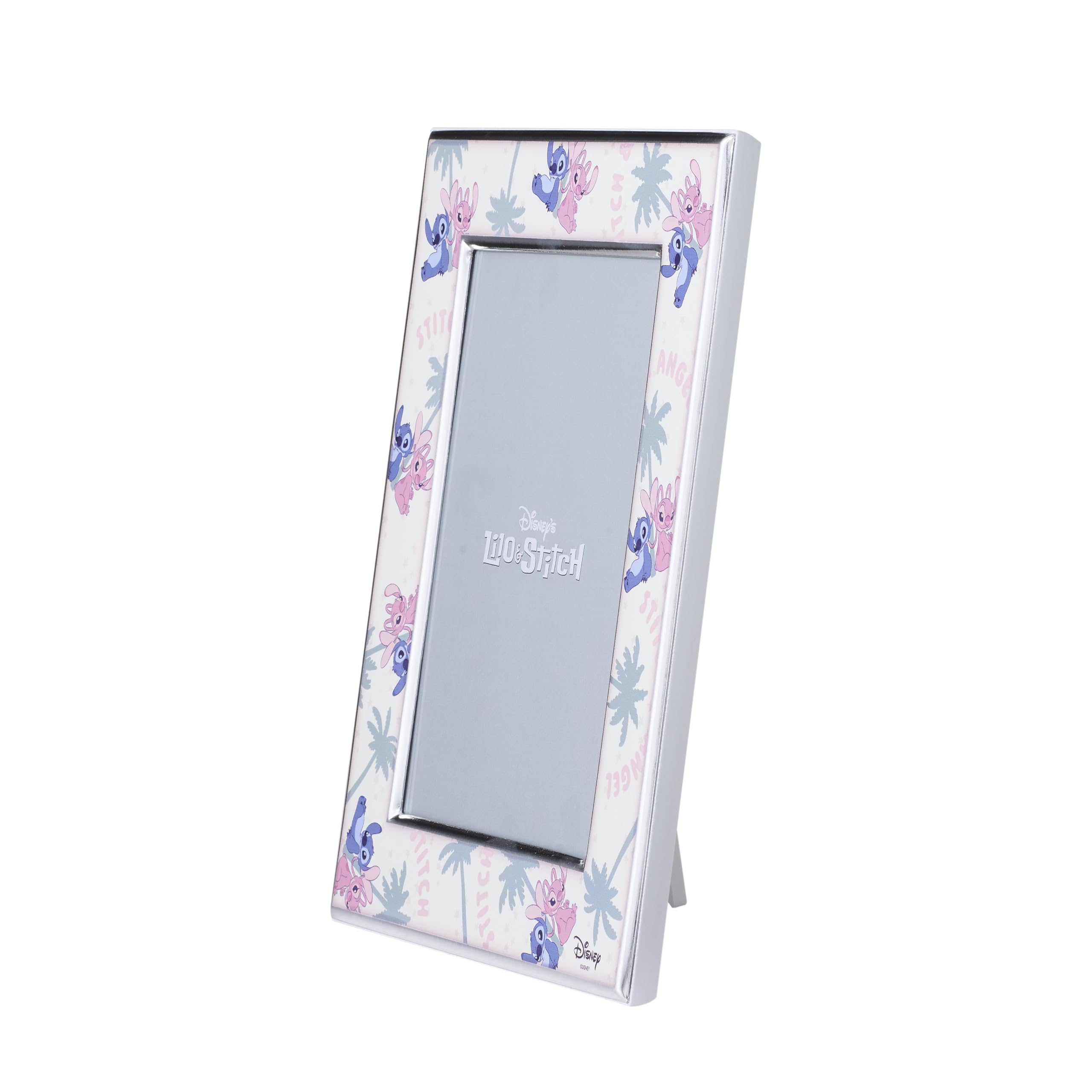 Portafoto Valenti Stitch In Argento 925 Laminato - Cornice Foto 13x76 Cm Elegante