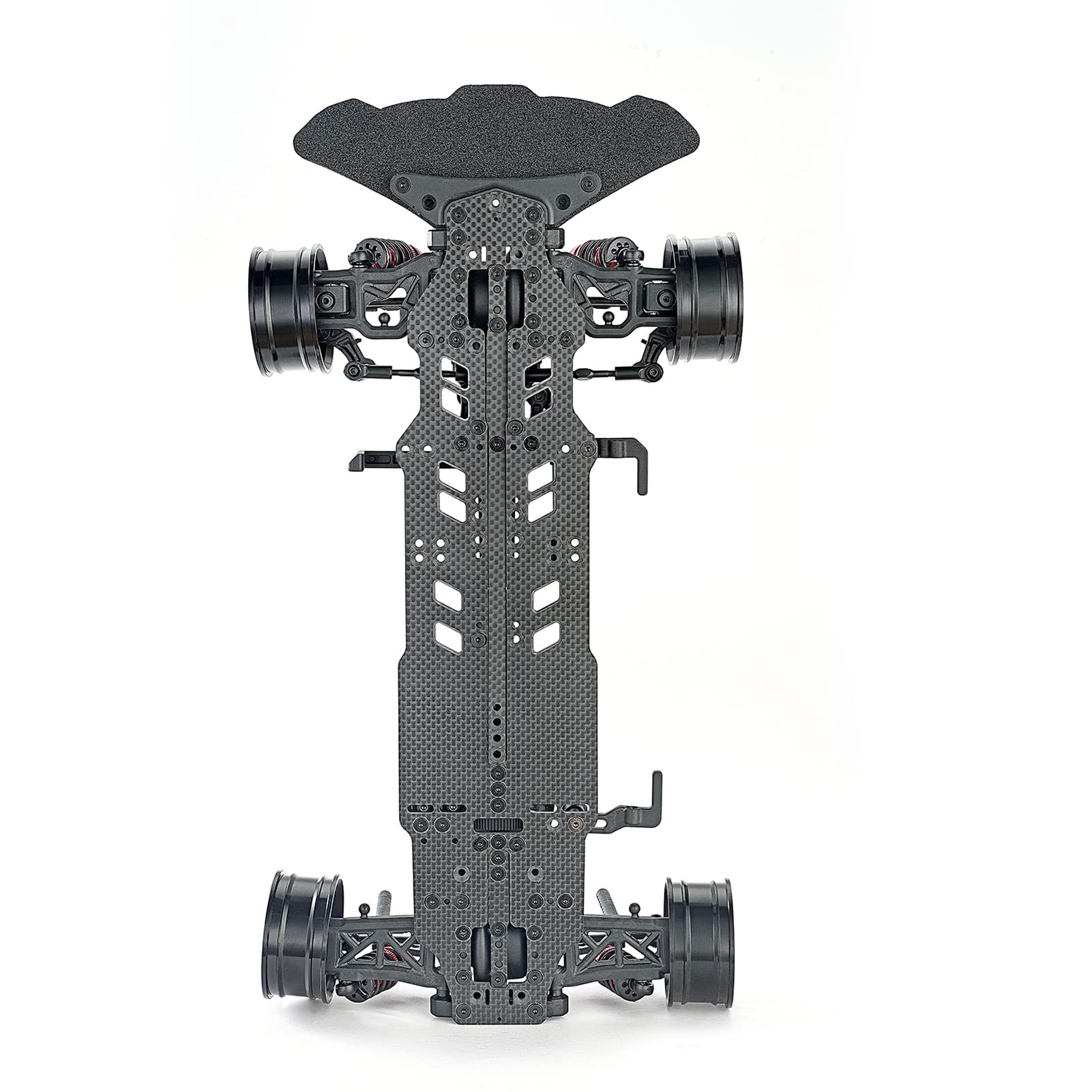 Amazon.co.jp: カーボンファイバーシャーシキット、放熱1/10 RCカー