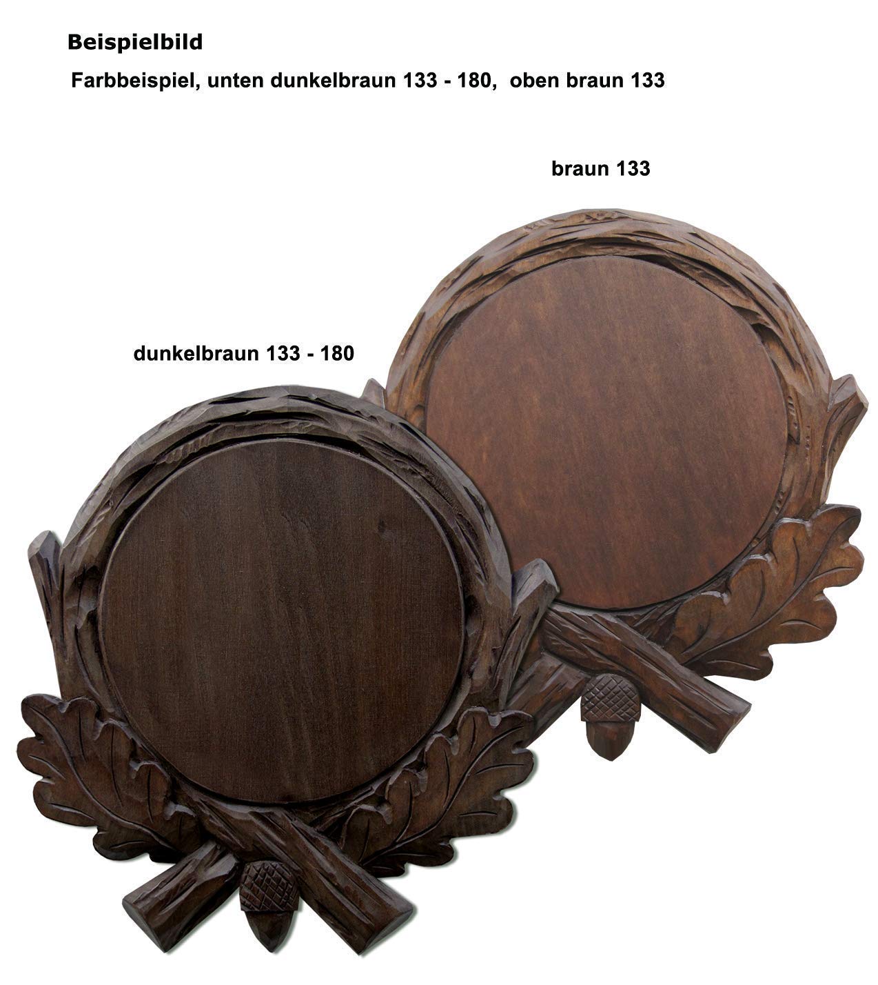 Jagd-Schnitzerei Peter Keilerbrett handgeschnitzt inkl. Abdeckung Keilerbrett 15 cm