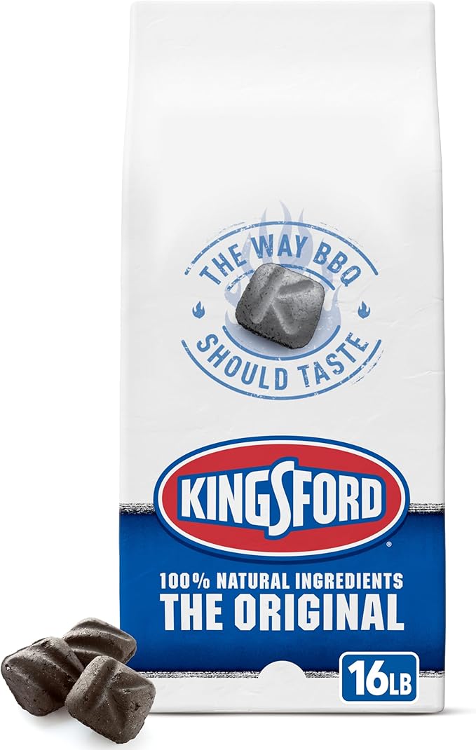 Kingsford Original Charcoal Briquettes, BBQ Charcoal for Grilling, 16 Pounds (Package May Vary)