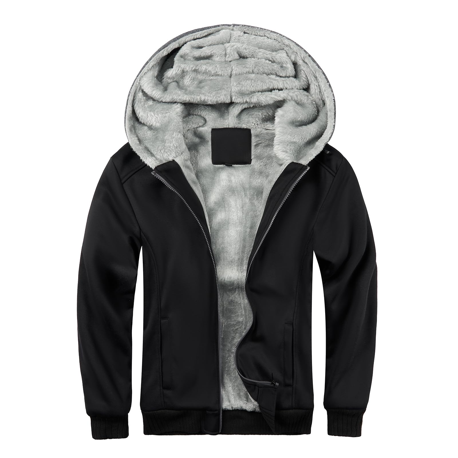 LBL Hoodie Herren Kapuzenpullover Dicker Pullover Kapuzenjacke Langarm Sweatjacke Fleecejacke Winter Warm Sweatshirt Herren Hoodies Mit Reißverschluss