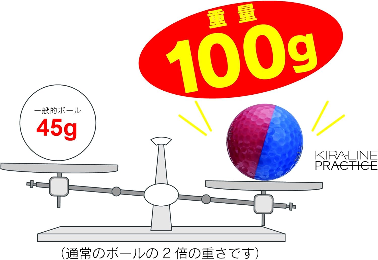 Casco KIRALINE Practice Practice Ball, Putter Practice Ball