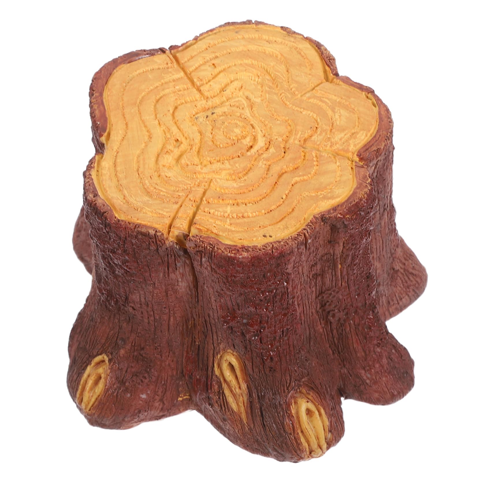 Lampada da Tavolo LED Effetto Fiamma in Resina Forma di Tronco Luce Notturna USB con Fiamma Tremolante Decorazione Portatile per Festa Natalizia e Halloween