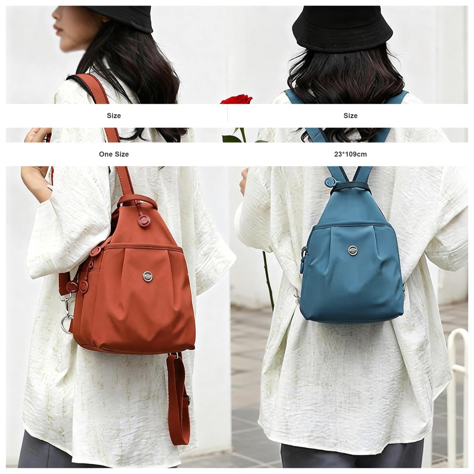 Nuova Borsa da Viaggio antifurto 3 in 1 2026 - Borsa da Viaggio Impermeabile bidirezionale, Elegante Borsa da Lavoro multiscomparto, capiente Borsa a Tracolla Convertibile Oxford