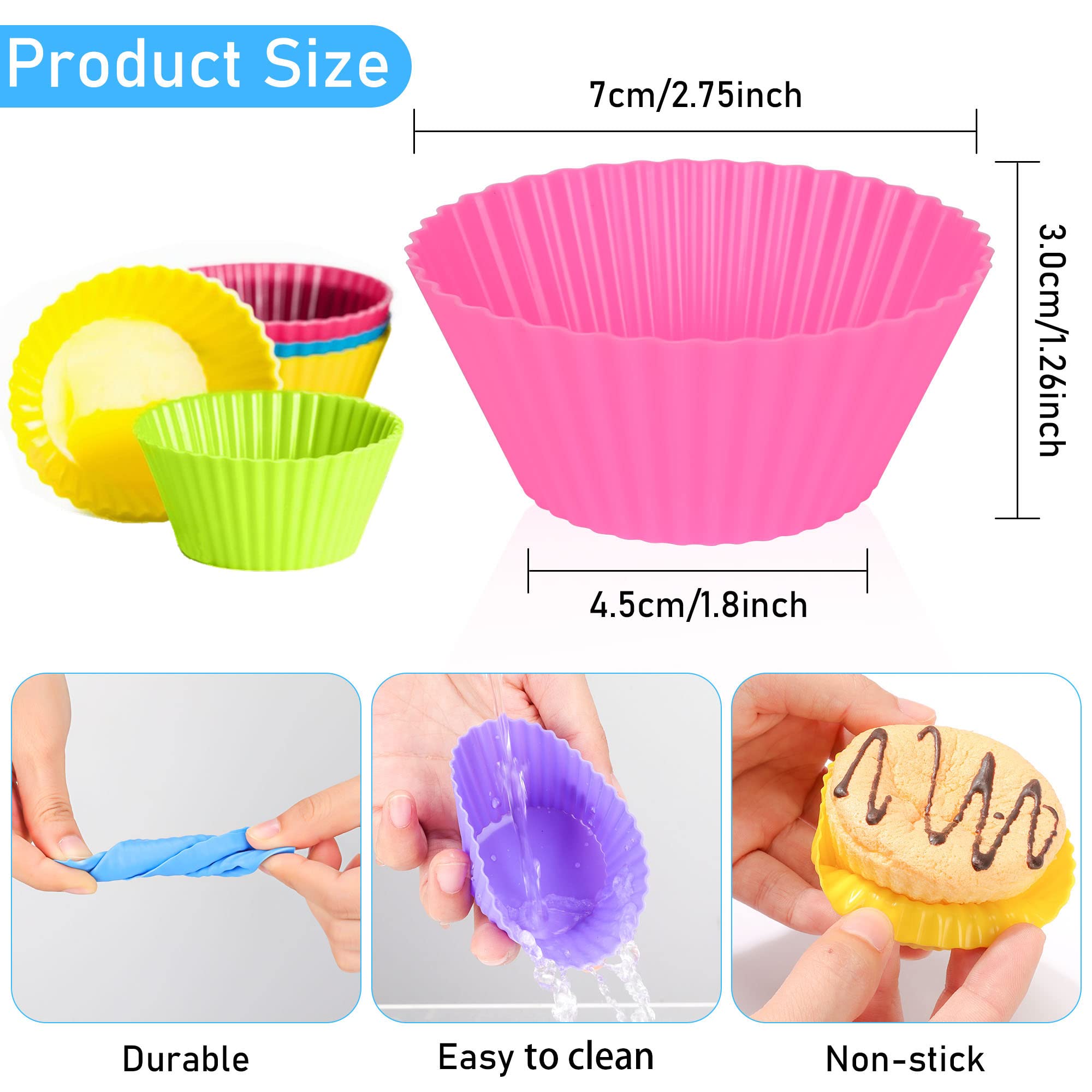 FUNGYAND Sandwich-Ausstechformen-Set, 52-in-1 Bento-Box-Zubehör-Set enthält Sandwich-Ausstecher, Obstschneider, Lebensmittelspieße, Silikonbecher, Reiskugelmacher, komplette Bento-Lunchbox-Zubehör