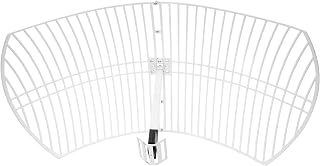 Nooelec GOES Weather Satellite Antenna - 21dBi Parabolic Mesh Dish for NOAA HRPT, Meteor M2, 1.7GHz High-Gain Reception w/ LMR400 Cable & Mount