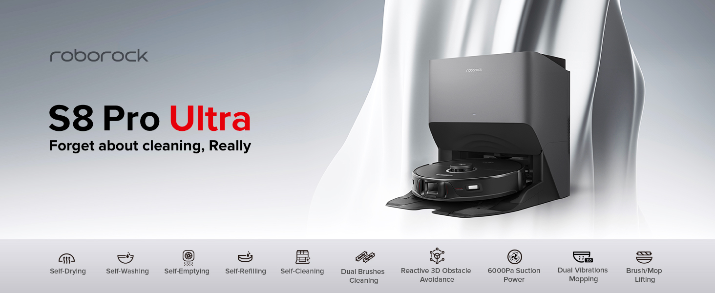 Roborock S8 Pro Ultla ほぼ新品 Amazon.com - roborock S8 Pro Ultra Robot Vacuum and Mop