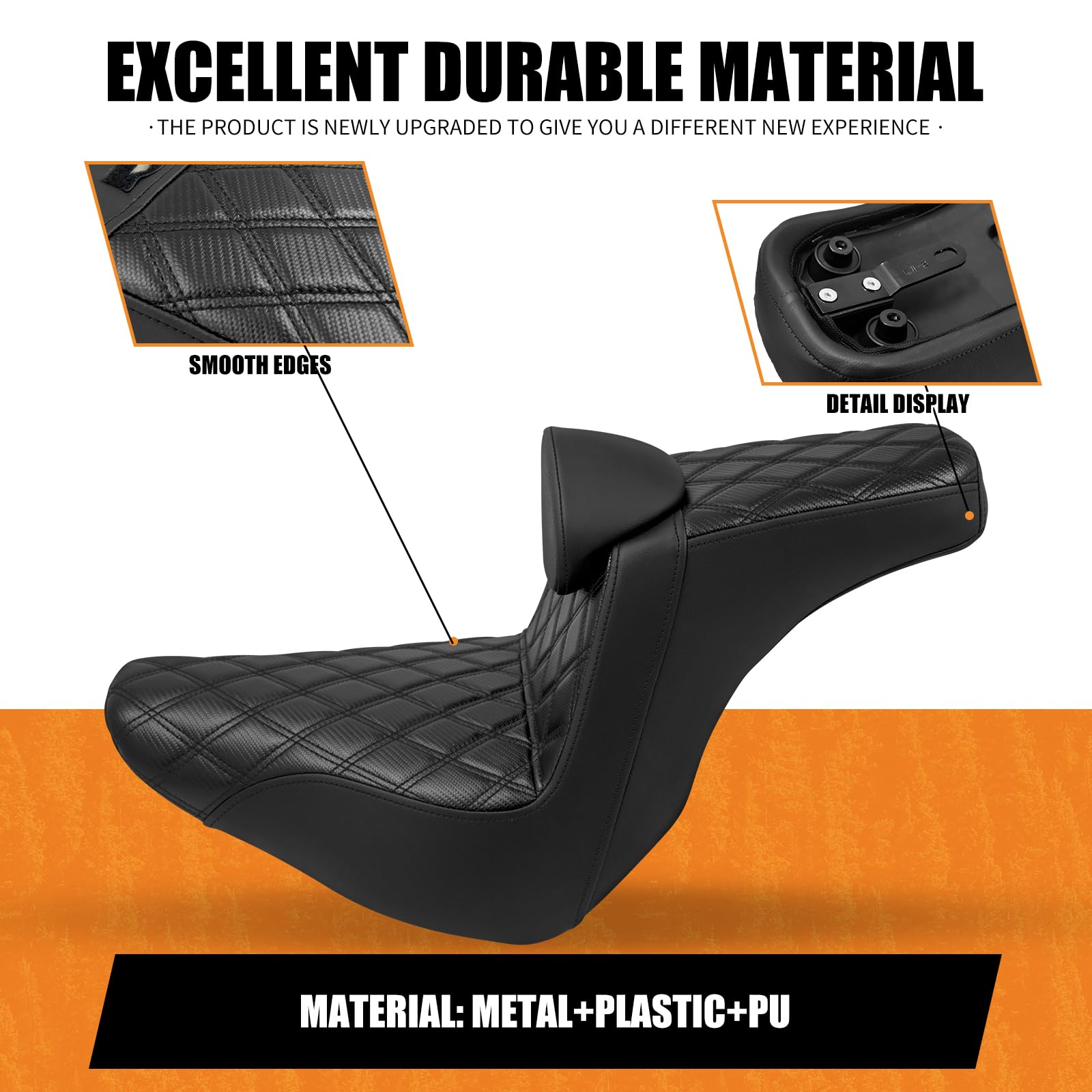 Amazon | HCmotorku バイク シート タンデムシート ピリオン