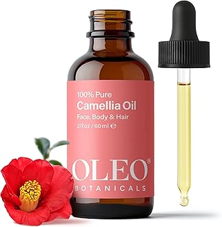 Japanese Camellia Seed Oil (Tsubaki) – 100% Pure, Cold-Pressed & Unrefined – Moisturizer for Face, Hair, Body & Nails – Naturally Rich in Antioxidants – 2 fl oz (60 ml)