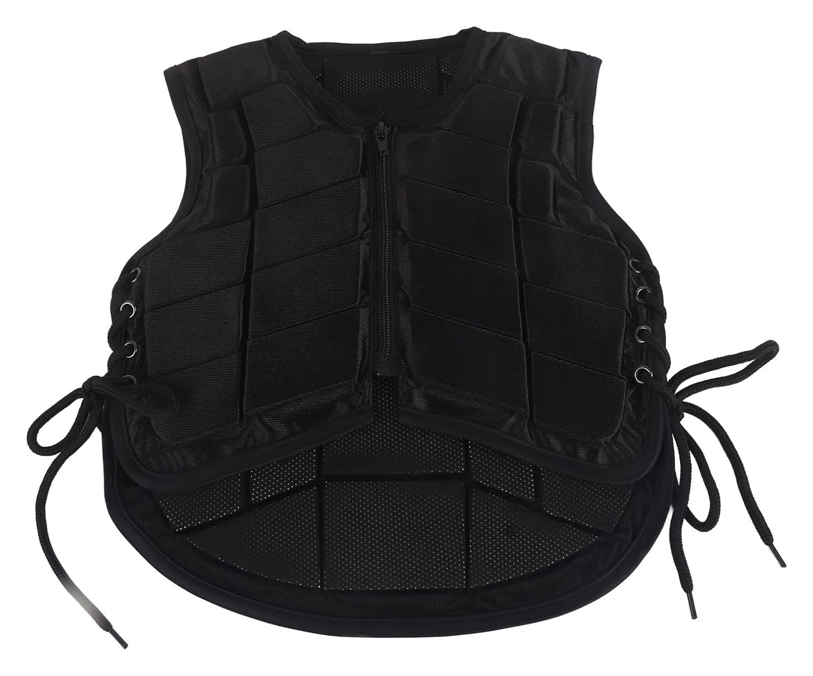 Ecuestres chaqueta protectora chaleco， Chaleco de seguridad acolchado y protector for entrenamiento de equitación, cómodo y adecuado for niños y niñas(CS)