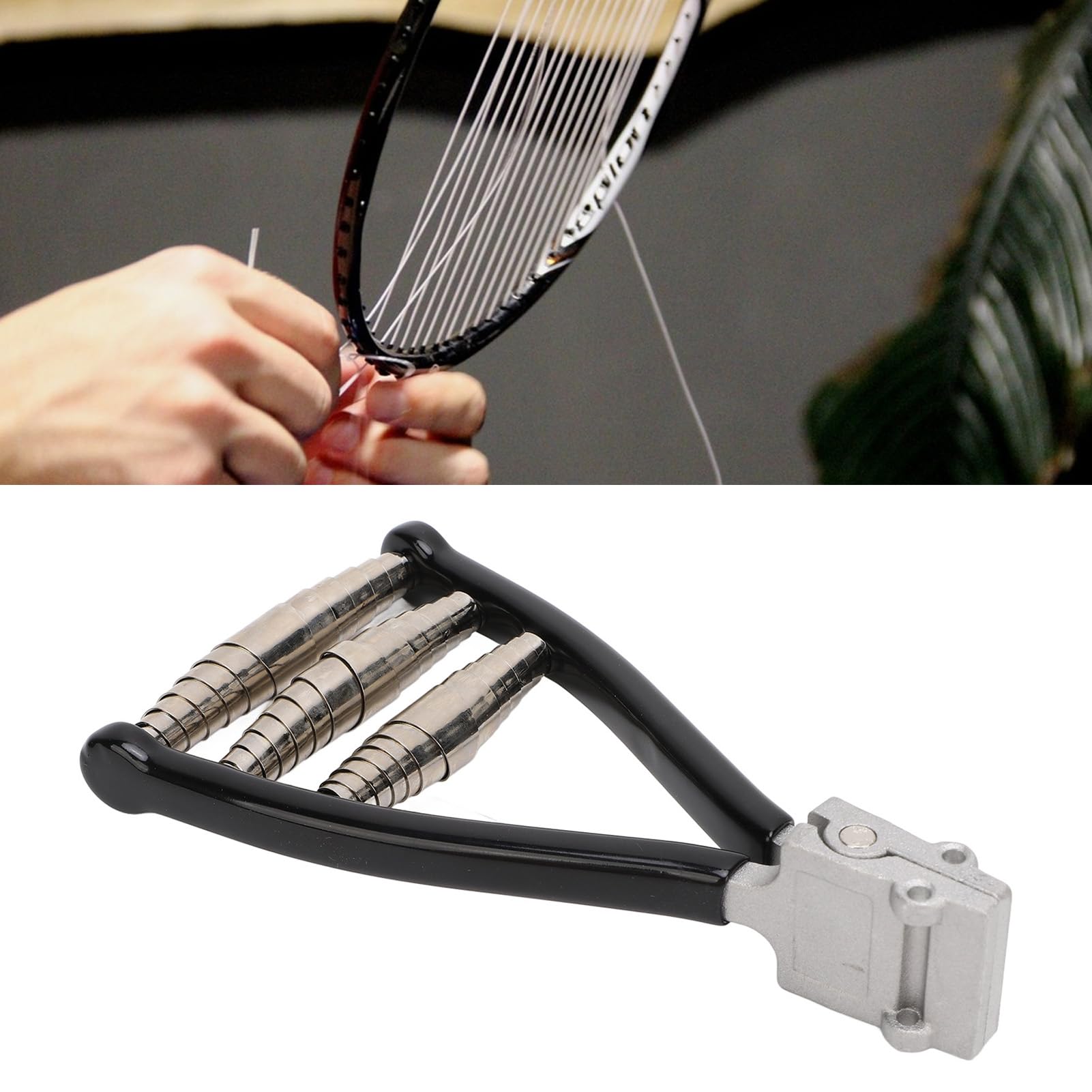 Morsetto Per Incordatura Racchette Tennis - Zerone Con Morsetto Volante | Acciaio Inossidabile | Leggero E Portatile