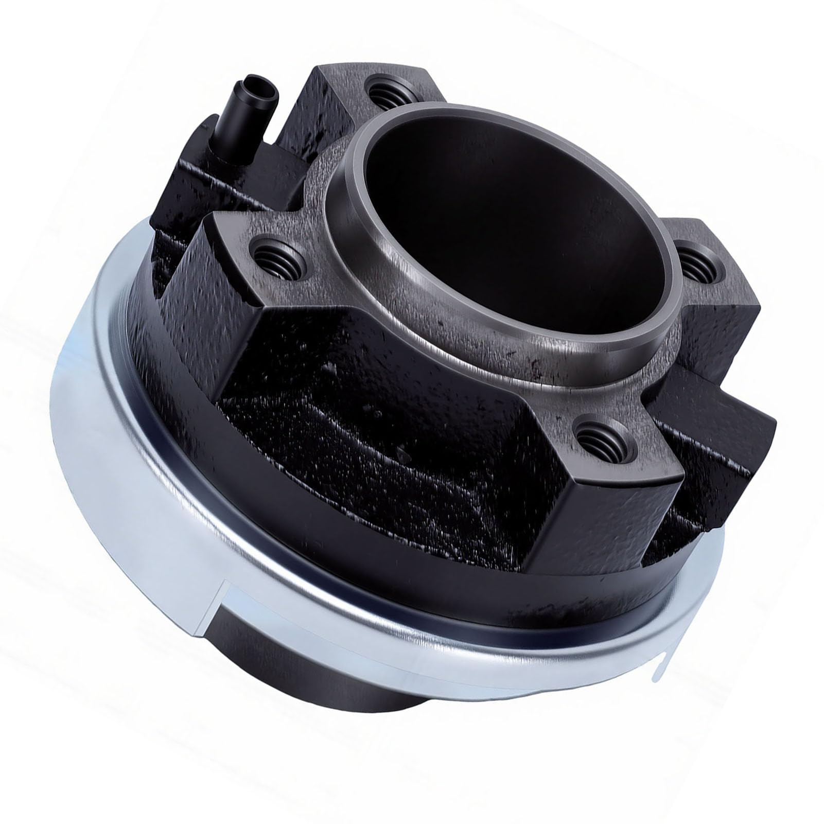 SIXRUN Buje del CigüeñAl del Equilibrador Armónico del Motor, Acero Al Carbono con Silicona, Buje de Polea de Repuesto OEM, Apto para Reparación y Reemplazo de Motores B2300 1994