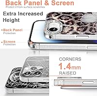 Vista 708 de I-MGAE-IN-AR - Funda diseñada para iPhone 12 y 12 Pro, diseño de mariposa plateada brillante, funda protectora de poliuretano termoplástico, suave