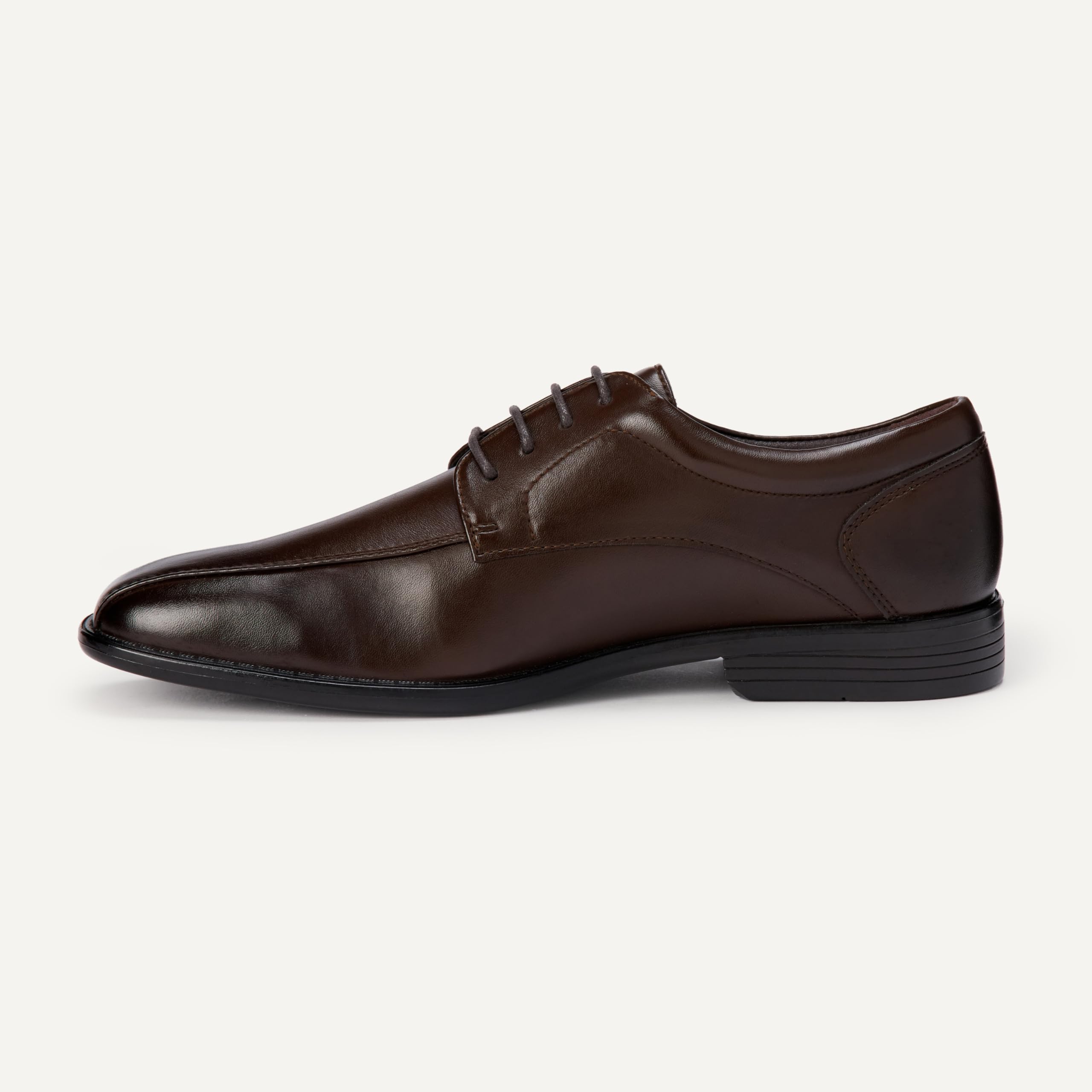 Amazon Essentials Zapatos Derby de Vestir Formales y Elegantes para Oficina con Cordones y Puntera Cuadrada Hombre