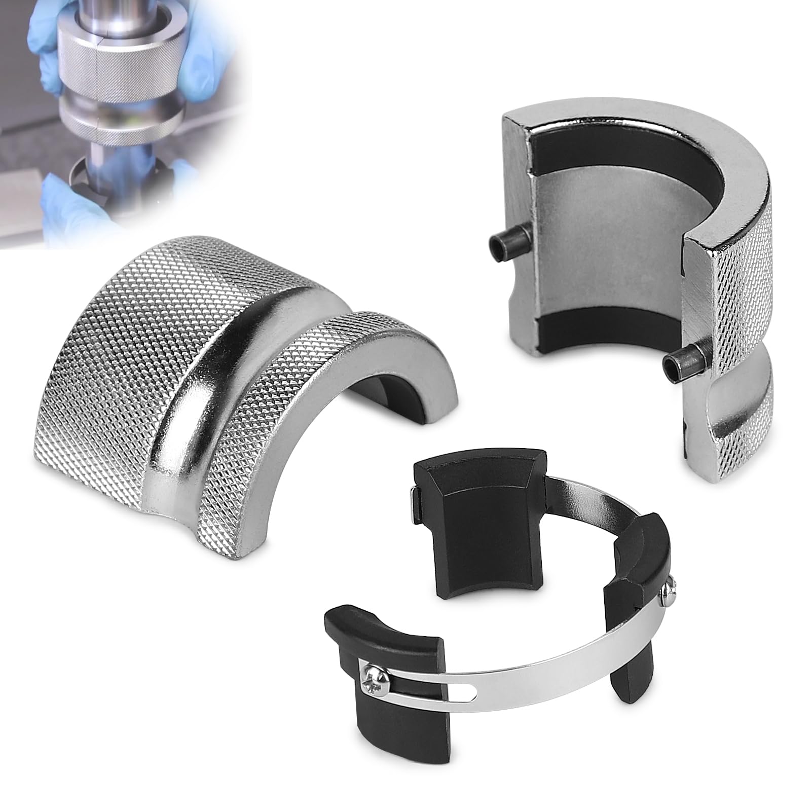 EFUTURETIME Outil Montage Joint Spi Fourche Moto Réglable 30mm-45mm Fork Seal Driver