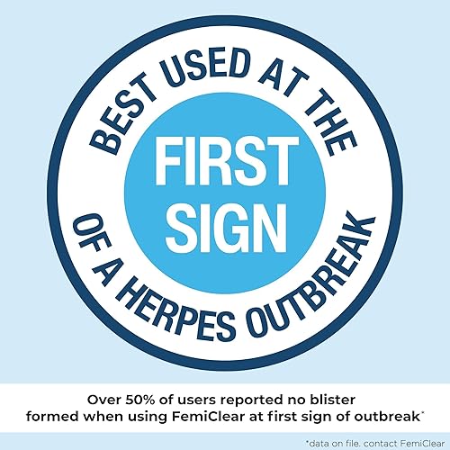 Vista 6 de FemiClear para síntomas de herpes genital y úlceras bucales, alivio de múltiples síntomas - Alivio íntimo efectivo - Hecho con ingredientes
