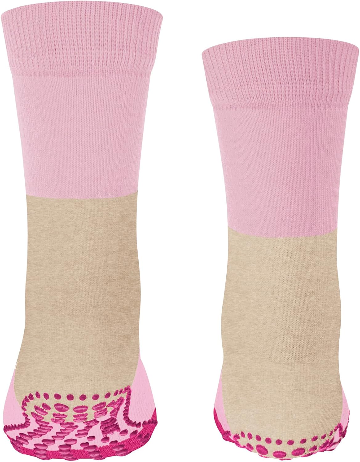 FALKE Unisex-Child Stopper Socks Summer K Hp Cotton Nubs on the sole 1 pair, Pink Thulit 8663, 35/38 EU, Pink Thulit 8663, 35/38 EU