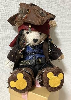 新品未使用 Duffy ダッフィー ジャックスパロウ カリブの海賊コス ダッフィー パイレーツオブカリビアン ジャック・スパロウ SS