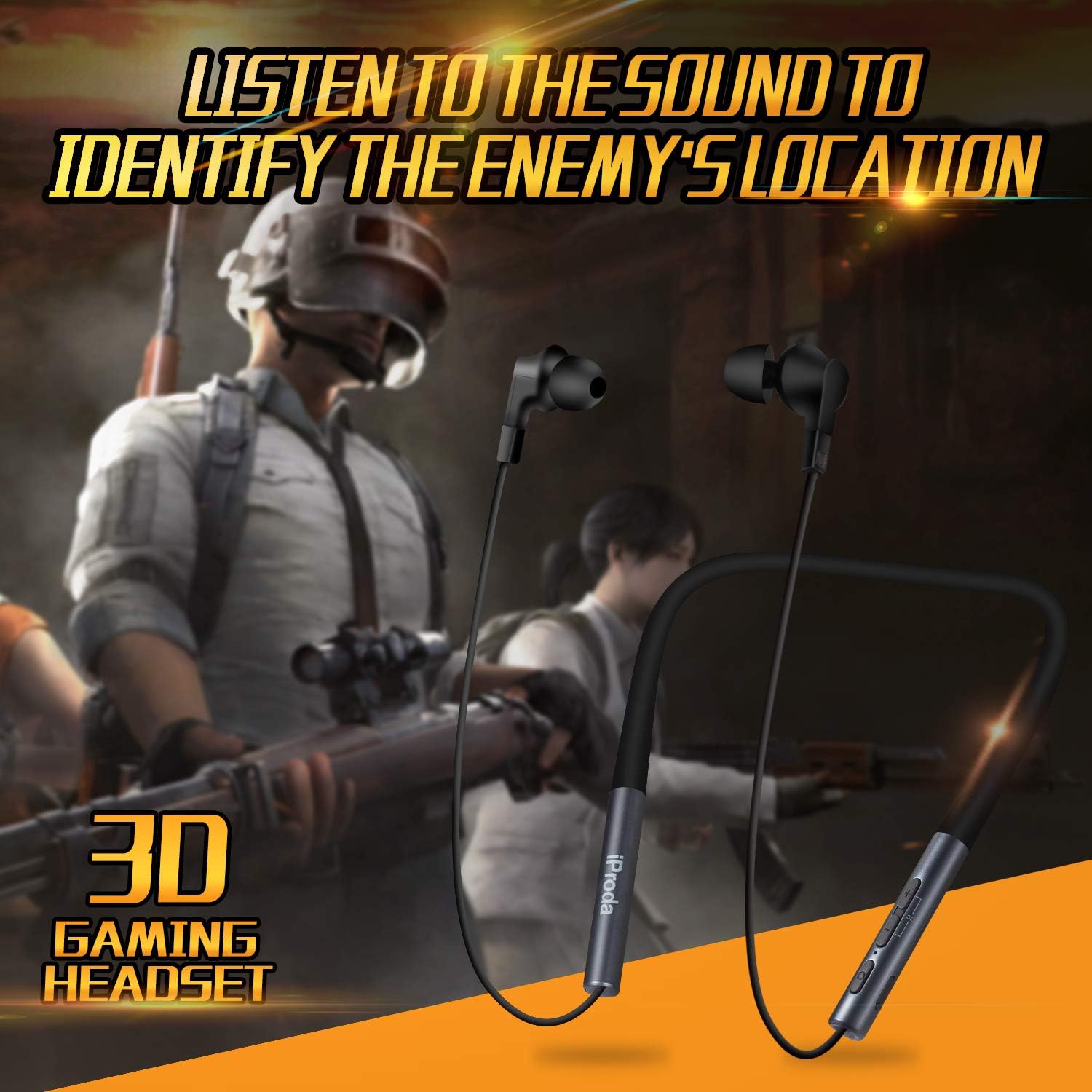 Person running outdoors wearing UMIDIGI Ubeats headphones, highlighting their suitability for sports.