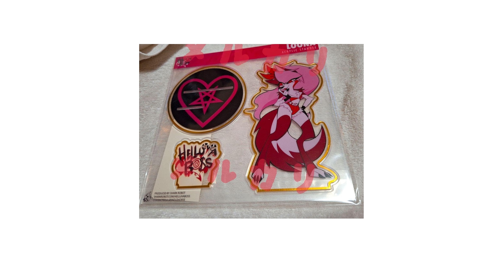hellvaboss ヘルヴァボス　ルーナ　バレンタイン　アクスタ Amazon.co.jp: ヘルヴァボス helluvaboss アクリルスタンド