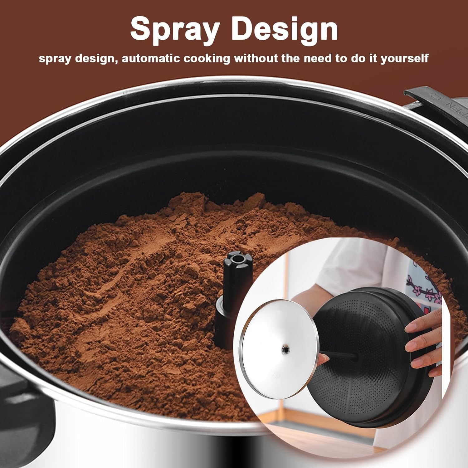 5.5L Commercial Electric Coffee Urn, 1000W Dozownik gorącego napoju ze stali nierdzewnej z wyjmowanym filtrem do gastronomii w kawiarni