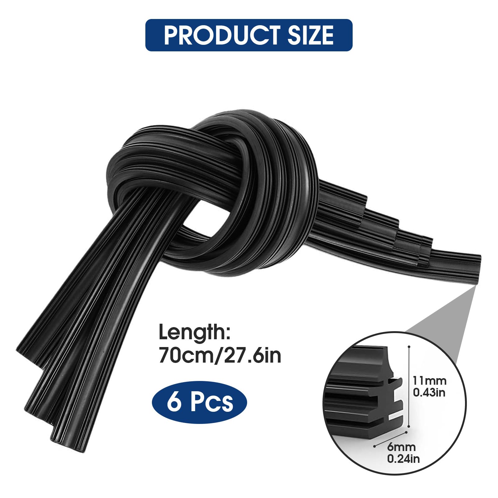 4910 750106 TRISCAN Ruitenwisser rubber 750mm | prijs en ervaringen