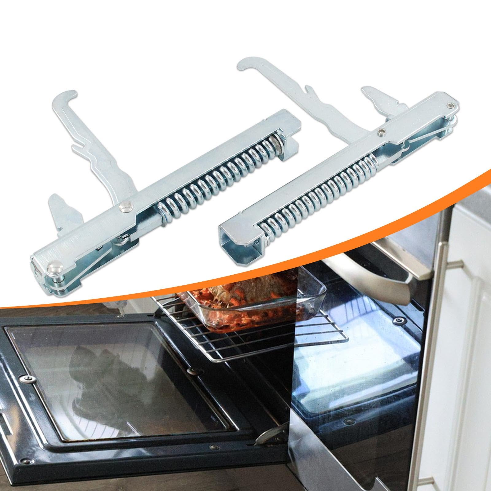 2 Piezas de Bisagras para Puerta de Horno, Bisagras Metálicas para Puerta, Accesorio, Pieza de Repuesto, para Varios Modelos de Electrodomésticos Y Ho