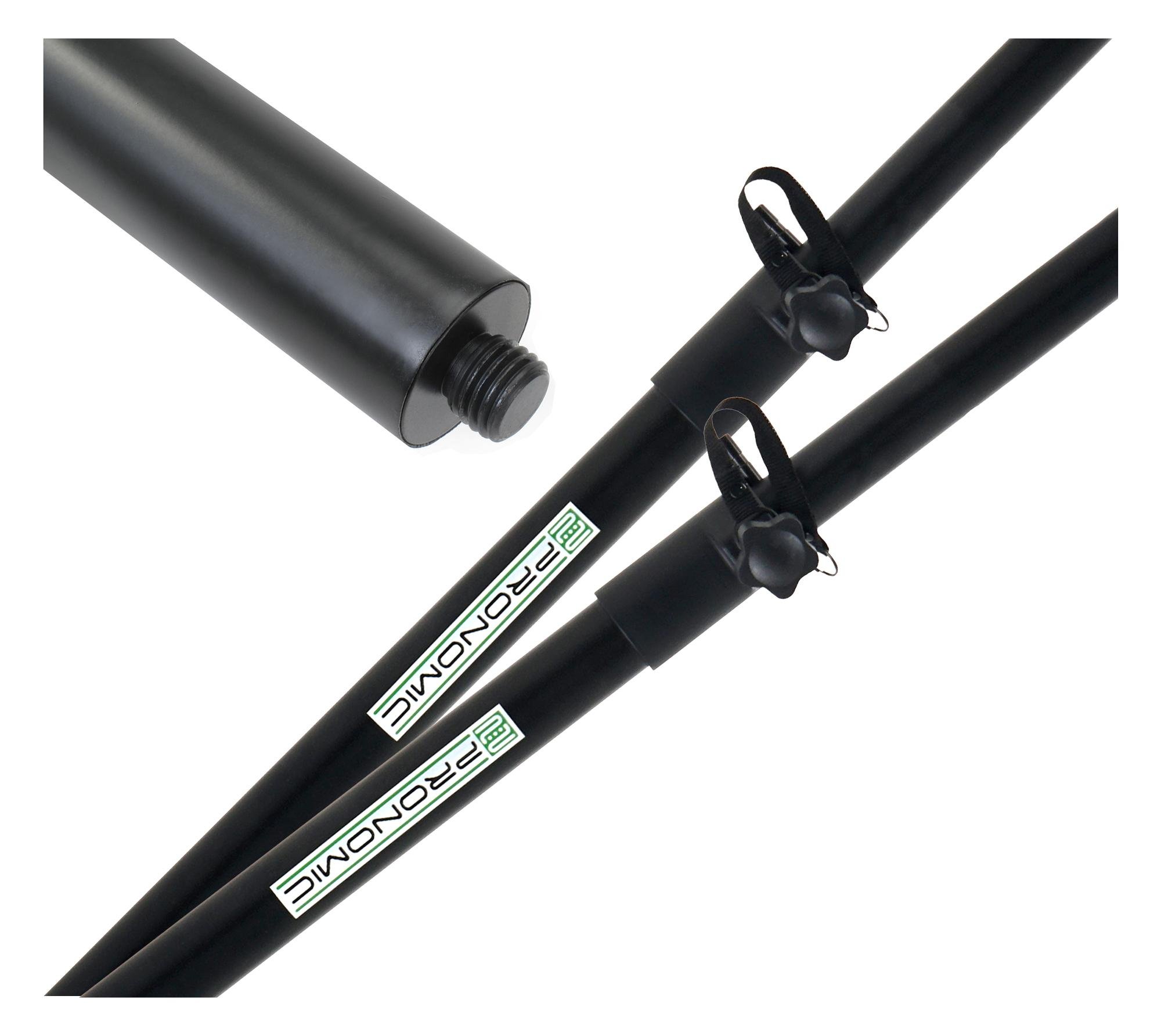 Pronomic Asta Distanziatrice/Tubo Distanziatore M20 Acciaio Set da 2