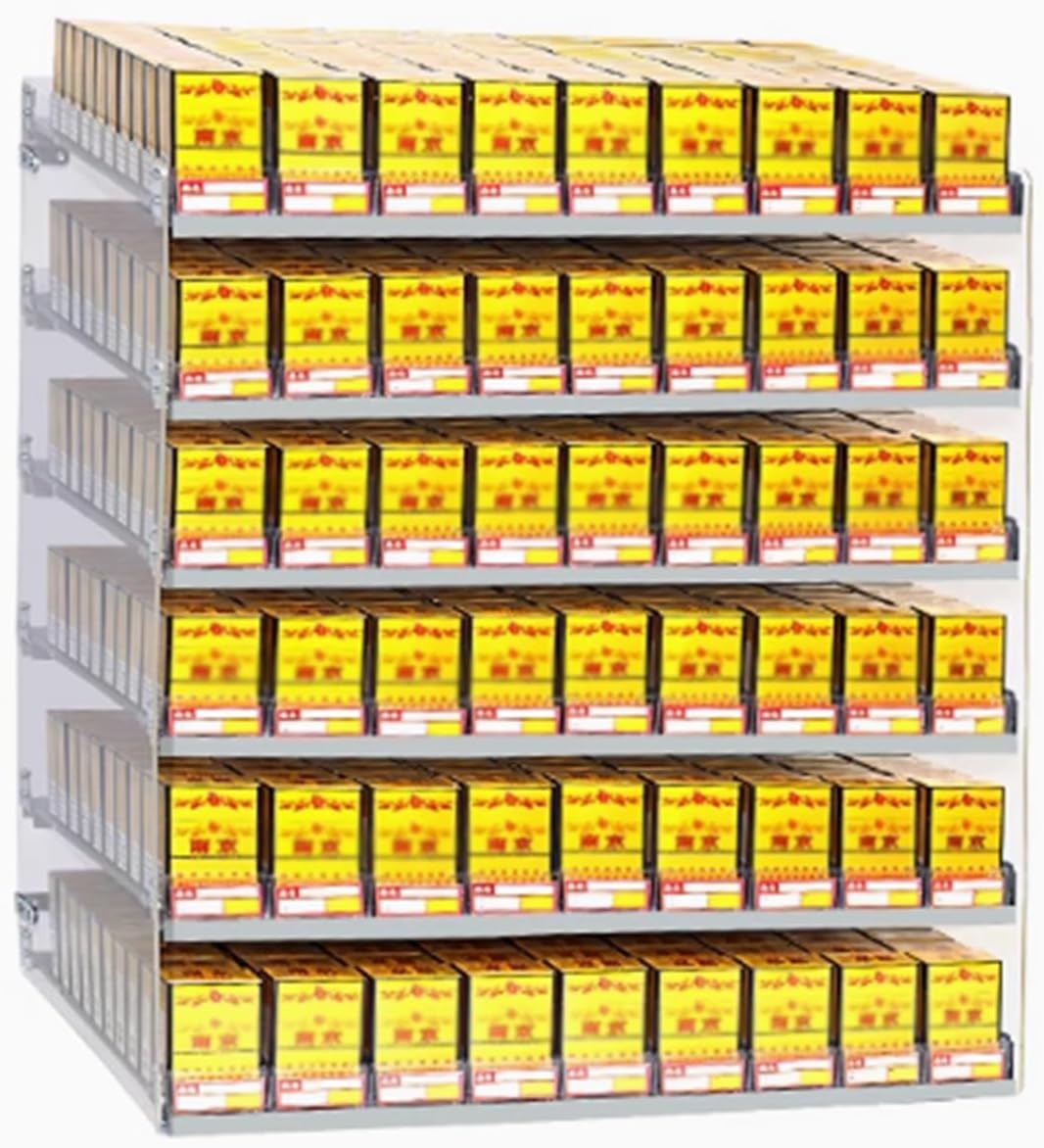 Cigarettes Display Rack, Matchbook Display Case, Acrylic Trapezoidal Countertop Or Wall Mounted Cigarette Display Box For Retail Store Supermarket Cabinet(30x29x84cm)