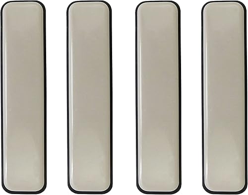 Miniatura 7 de Shepherd Hardware 9241 - Tiras deslizantes adhesivas para muebles de 1 pulgada x 4 pulgadas, paquete de 4, color negro