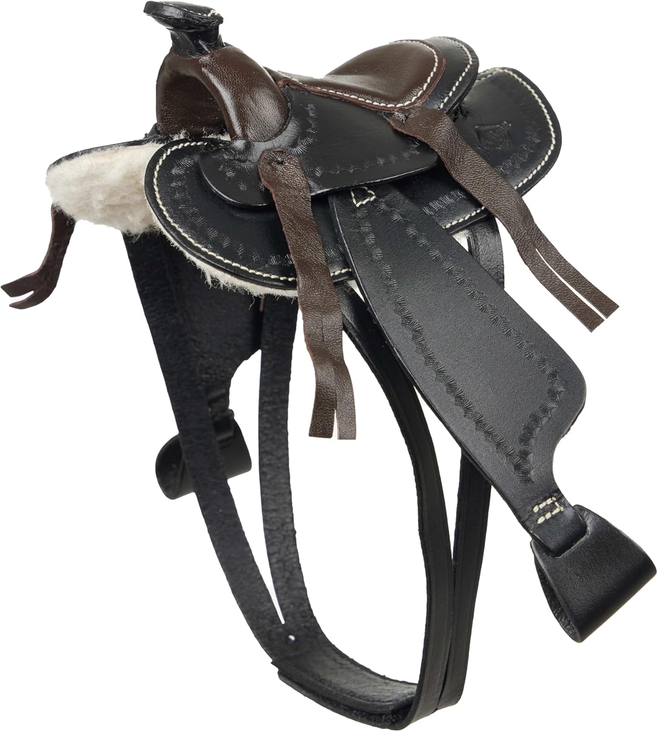 LeMieux Toy Pony Western Saddle - Educational Toy - Ages 3+ - Leather